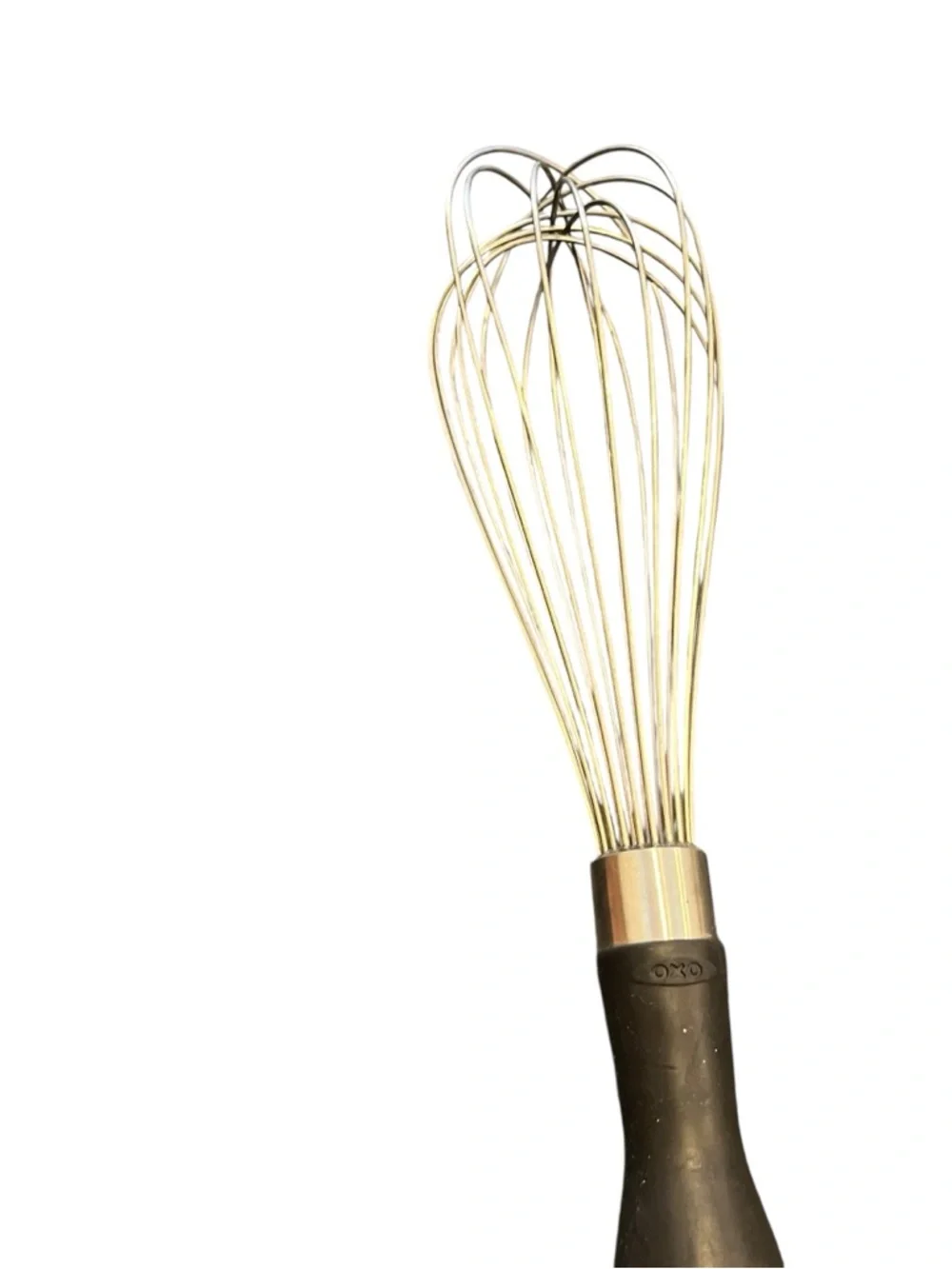 Oxo black handle silver whisk wisk
